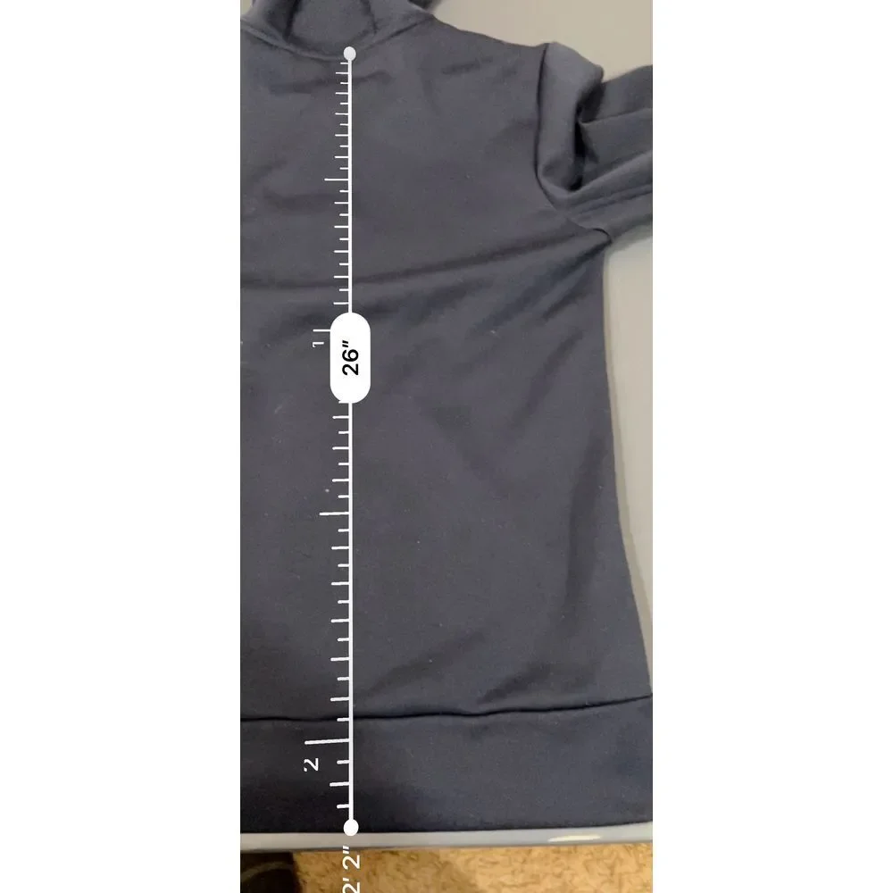 The North Face Navy Blue Performance Full-Zip‎ Jacket with Gradient Logo
